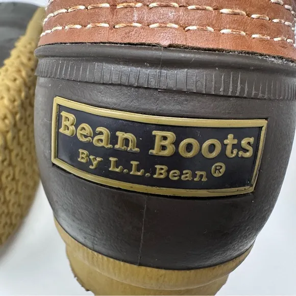 Bean Boots , Gumshoe by L.L. Bean Made in USA Tan/Bean Boot Brown/Gum Size 12