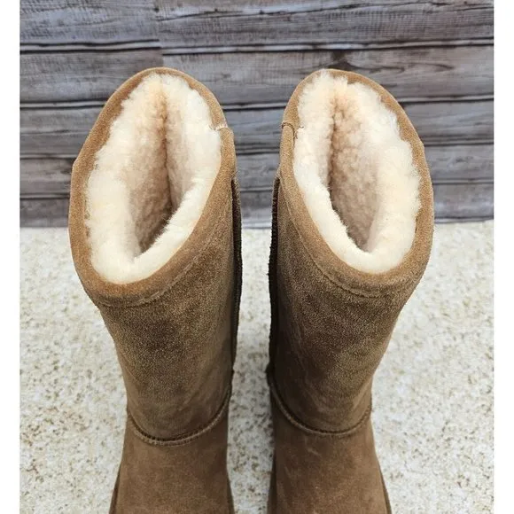 Bearpaw 1963 Elle Tall Hickory Women's Boots Size 6