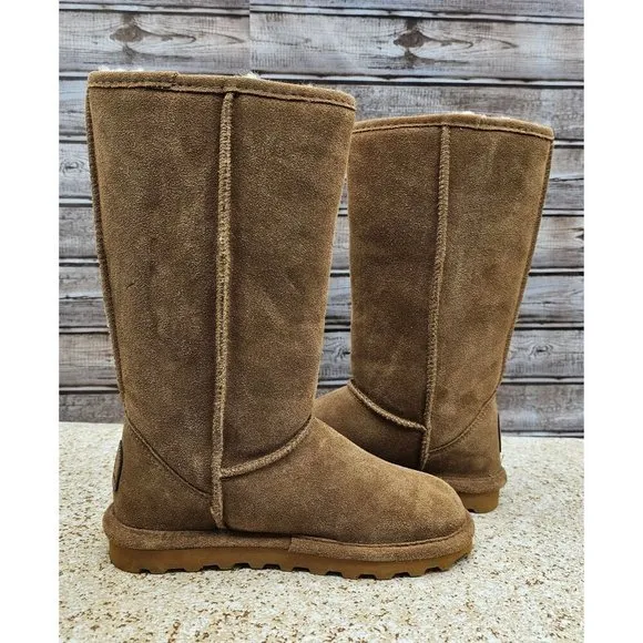 Bearpaw 1963 Elle Tall Hickory Women's Boots Size 6