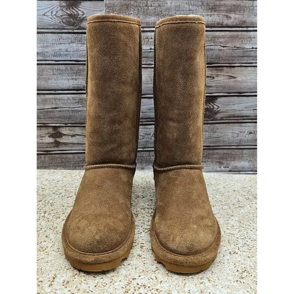 Bearpaw 1963 Elle Tall Hickory Women's Boots Size 6