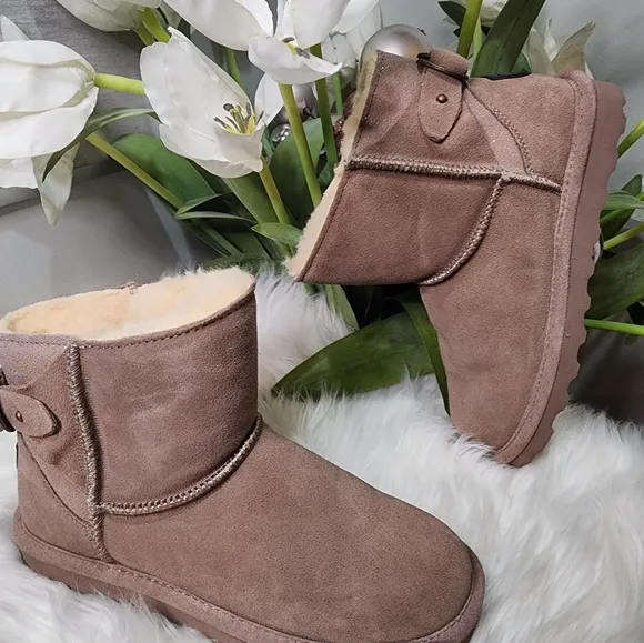 Bearpaw Betty Women's Suede Winter Boots size9 new