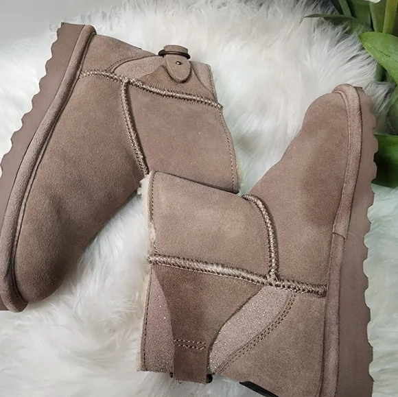 Bearpaw Betty Women's Suede Winter Boots size9 new