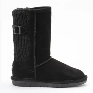 BEARPAW Boots! Black Suede! Stella! NIB! Size 10