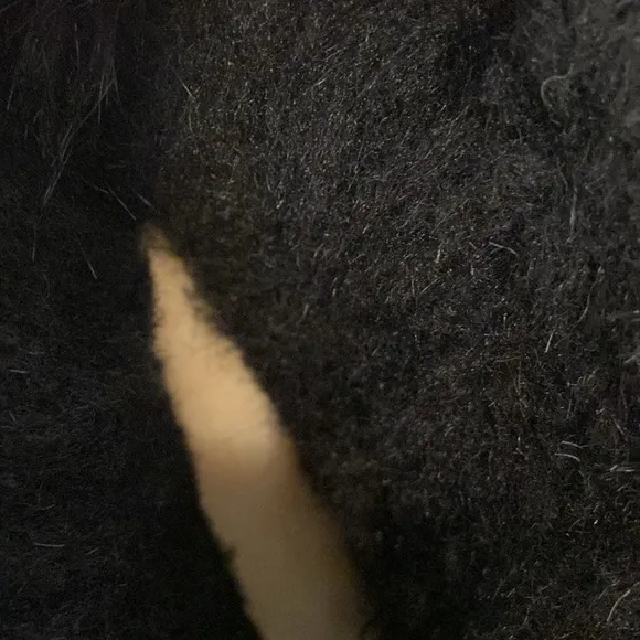 BearPaw New Pull On Suede Boots Libby Pom Pom Sheepskin Black Size 9M