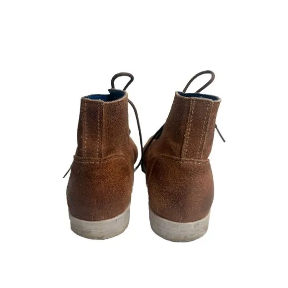 Bed Stu Leonardo Boots Men's‎ Size 9.5 Tan Leather Office Preppy