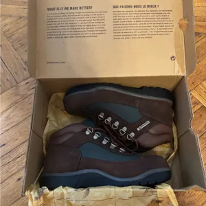 Beef &amp; Broccoli Timberland Brown and Green Boots