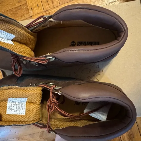 Beef &amp; Broccoli Timberland Brown and Green Boots
