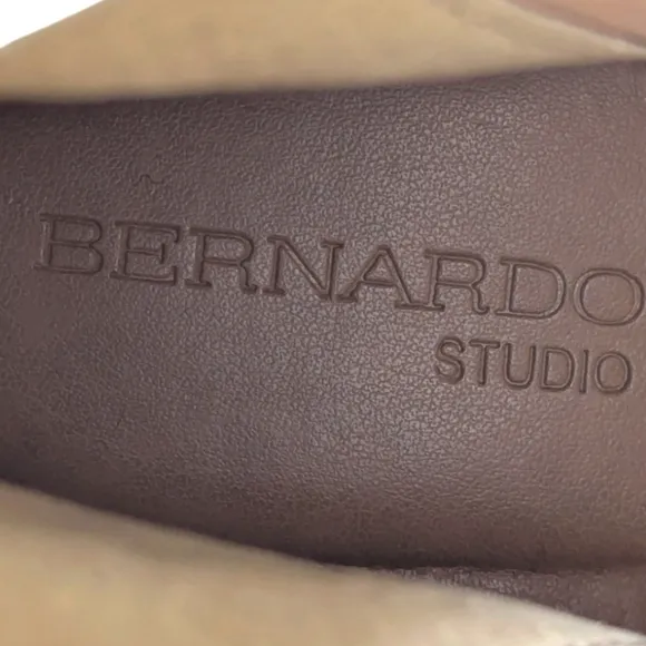 Bernardo Tobacco Split Suede Booties for Women....Size 11