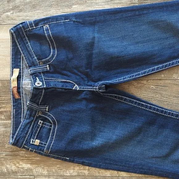 BIG STAR &quot;Remi&quot; low-rise bootcut jeans medium wash The Buckle sz 27L tall