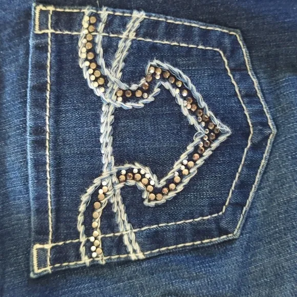 BIG STAR &quot;Remi&quot; low-rise bootcut jeans medium wash The Buckle sz 27L tall