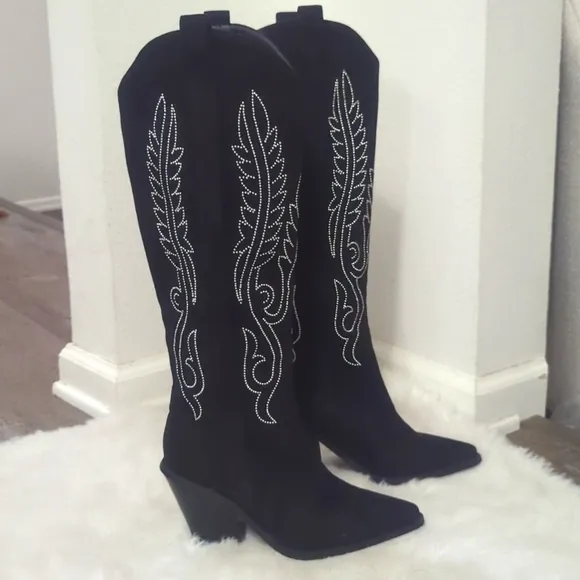 BILLINI Celara Studed Faux Suede Boot ~ NWOT