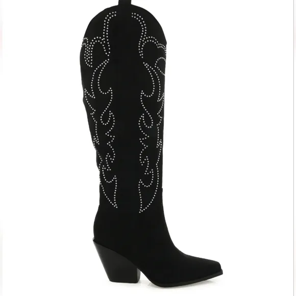 BILLINI Celara Studed Faux Suede Boot ~ NWOT