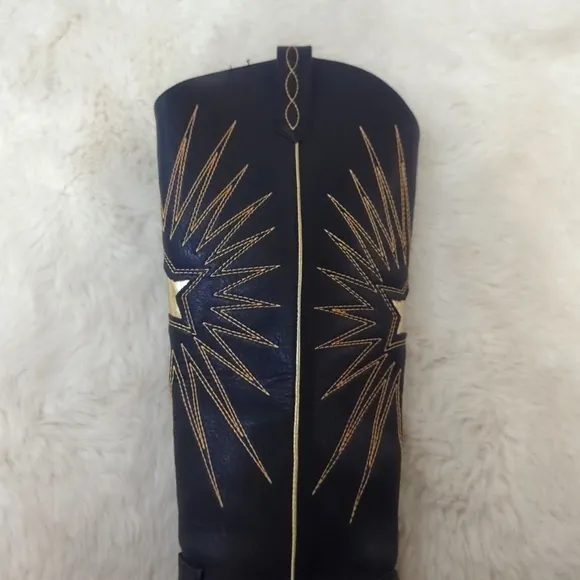 BILLINI Constance Gold Star Western Inspired Boot