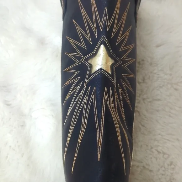 BILLINI Constance Gold Star Western Inspired Boot