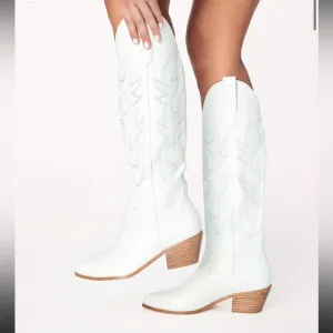 Billini URSON WHITE tall boots western
