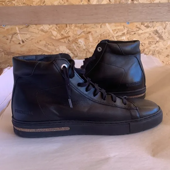 BIRKENSTOCK BEND MID NATURAL LEATHER Boots in Black Size 7-7.5  (40)