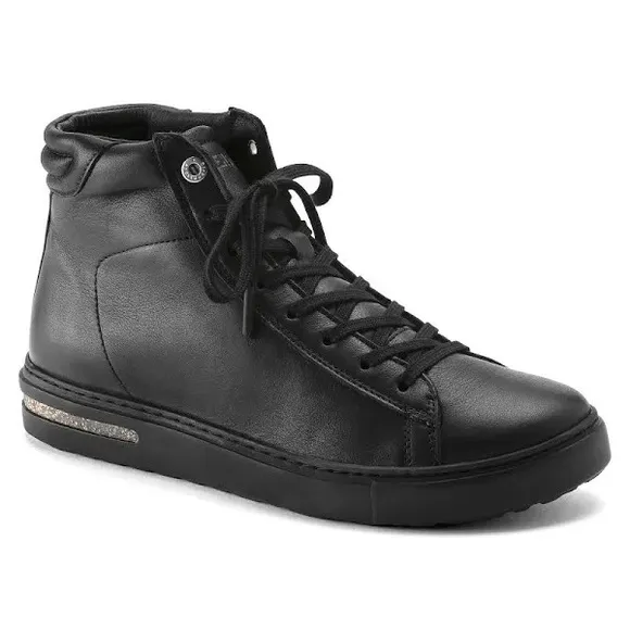 BIRKENSTOCK BEND MID NATURAL LEATHER Boots in Black Size 7-7.5  (40)