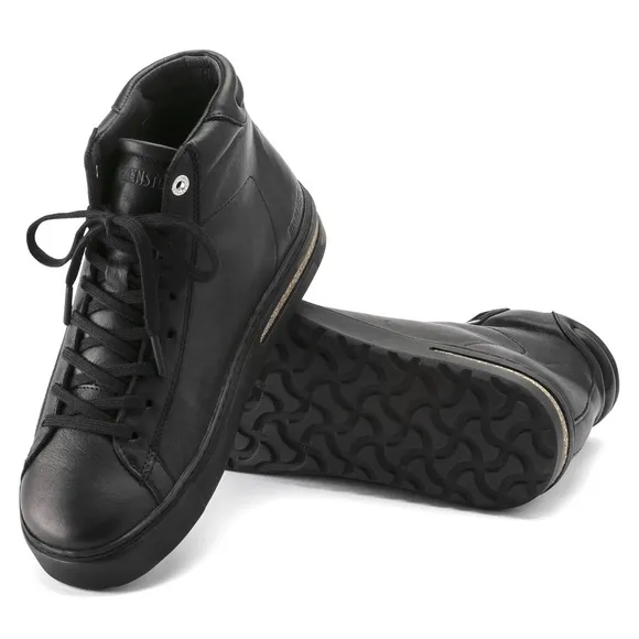BIRKENSTOCK BEND MID NATURAL LEATHER Boots in Black Size 7-7.5  (40)