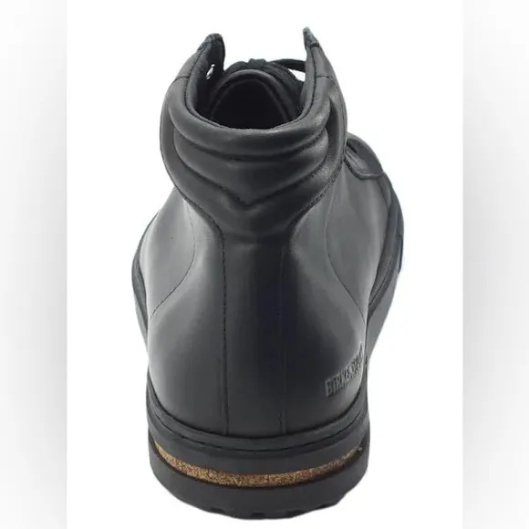 BIRKENSTOCK BEND MID NATURAL LEATHER Boots in Black Size 7-7.5  (40)