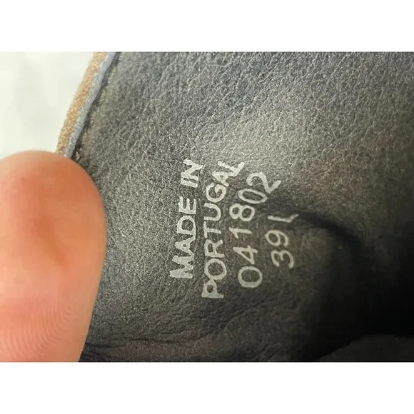 Birkenstock Sarnia 1006923 Women's 8.5 Brown Suede Leather Side Zip Ankle Bootie
