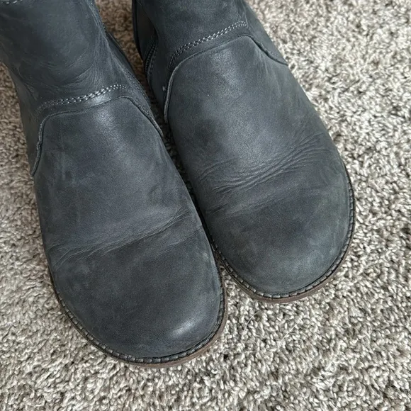 Birkenstock Stowe Women's Size 37 Black Leather Ankle Boots