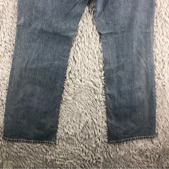 BKE Buckle Jeans Mens  Size 36 Jaxon Blue Straight Leg Long Buttonfly