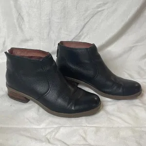 Black Leather Dansko Ankle Boots