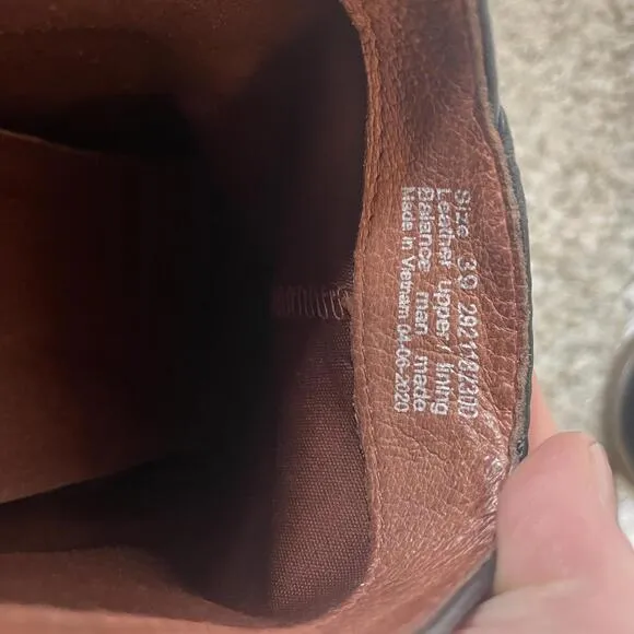 Black Leather Dansko Ankle Boots