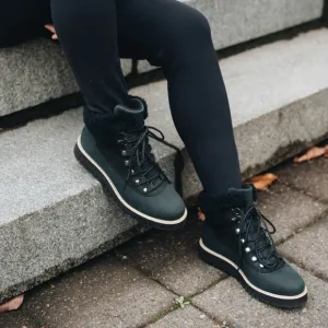 Black Winter Boots with Fur Lining🏔️COLE HAAN🏔️ZEROGRAND HIKER