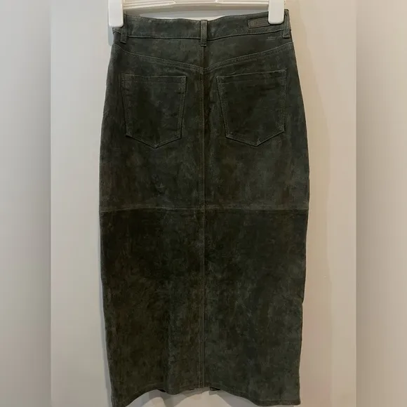 BLANKNYC Hunter Front Slit Midi Skirt