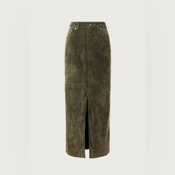 BLANKNYC Hunter Front Slit Midi Skirt