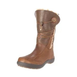 Blondo Waverly Leather Snow Boots Brown Faux Fur Lined Size 6 Women’s Waterproof