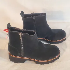 Blondo Women's Size 8.5 Valen Waterproof Leather Ankle Boots Black New