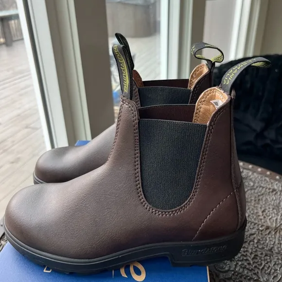 🤎BLUNDSTONE ORIGINAL VEGAN BROWN BOOTS 2116 4.5 AUS 7.5 US