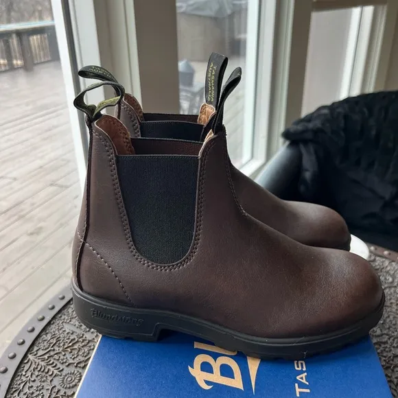 🤎BLUNDSTONE ORIGINAL VEGAN BROWN BOOTS 2116 4.5 AUS 7.5 US