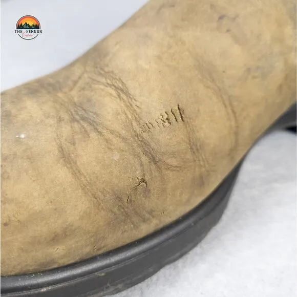 Blundstone Style 585 Brown Leather Boots Rustic Chore Barn Cabincore Size 8.5