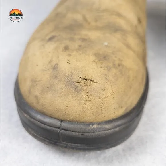 Blundstone Style 585 Brown Leather Boots Rustic Chore Barn Cabincore Size 8.5