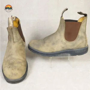 Blundstone Style 585 Brown Leather Boots Rustic Chore Barn Cabincore Size 8.5