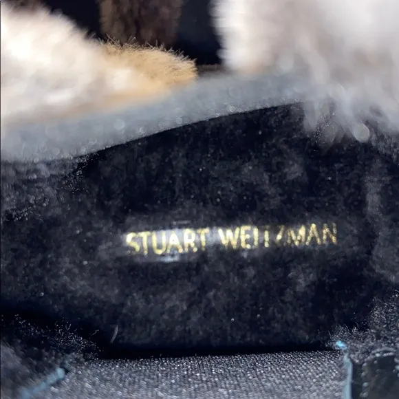 BNWT Stuart Weitzman Winter Fur-Trim Ankle Boots
