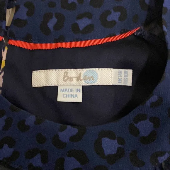 Boden Erica Dress - floral and leopard print