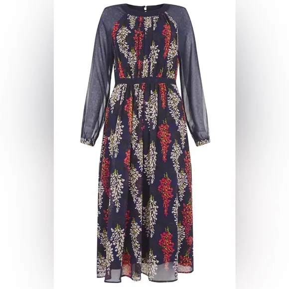 Boden Erica Dress - floral and leopard print