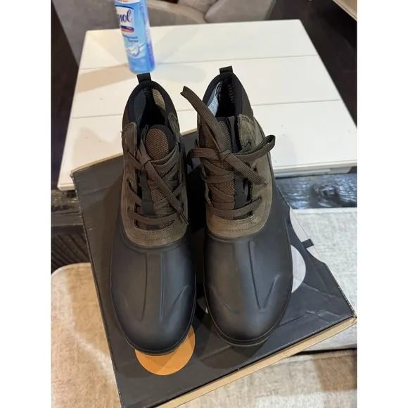 Bogs Classic Casual Lace Leather Men's Size 10 Waterproof Insulated Dark Brown