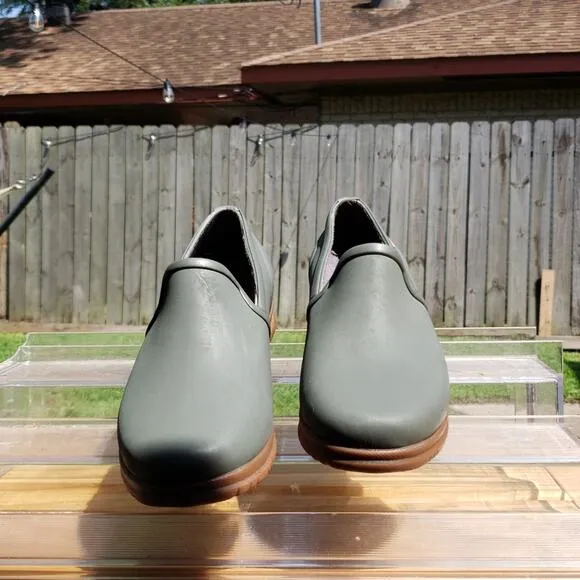 BOGS WATERPROOF ARMY GREEN SWEET PEA SLIPPERS SAGE SIZE 38
