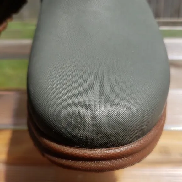 BOGS WATERPROOF ARMY GREEN SWEET PEA SLIPPERS SAGE SIZE 38