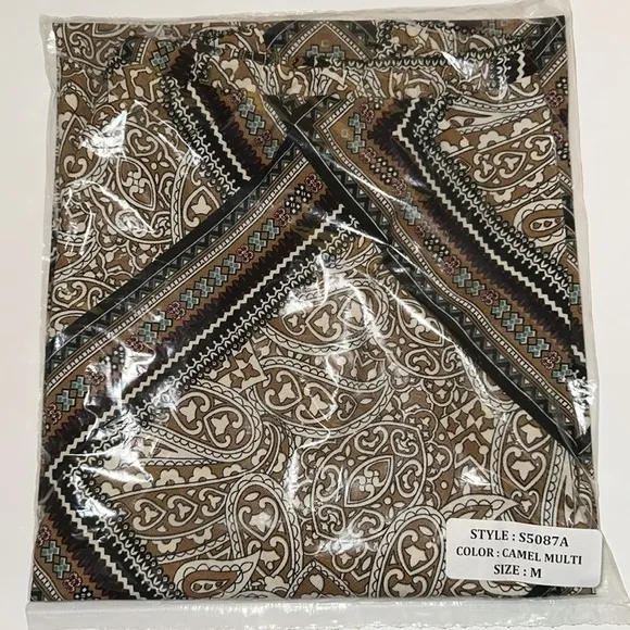 Boho Friday Favorite Paisley Print Midi Skirt