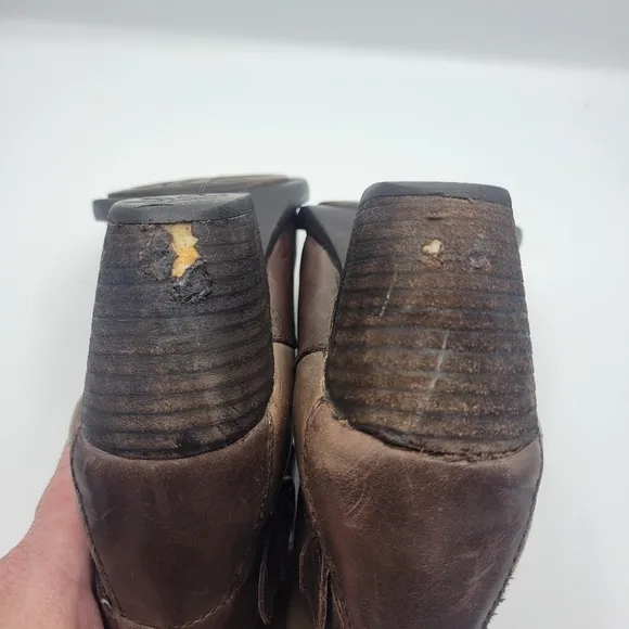 Born leather upper boots size 7M