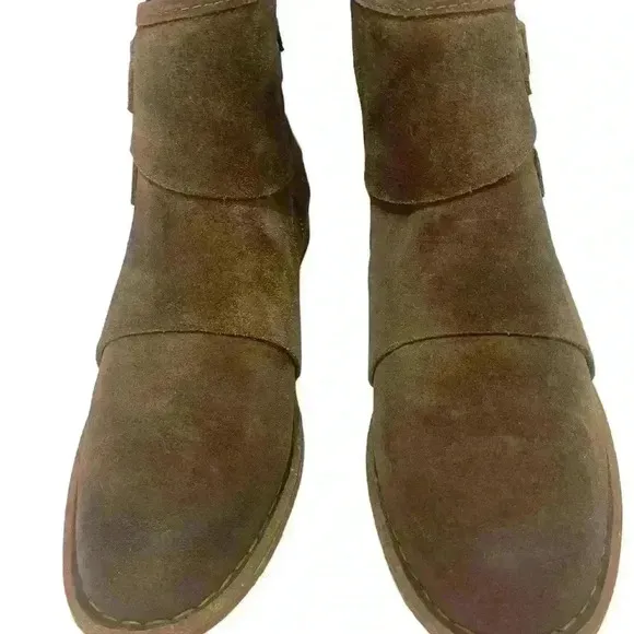 Born Moraga Women's Brown Suede Leather Boots Women's Size 9.5/40