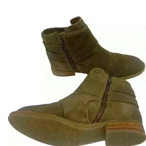 Born Moraga Women's Brown Suede Leather Boots Women's Size 9.5/40