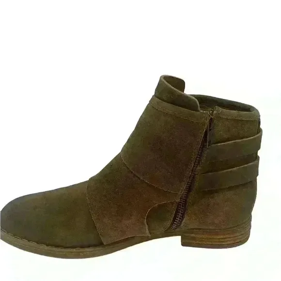 Born Moraga Women's Brown Suede Leather Boots Women's Size 9.5/40