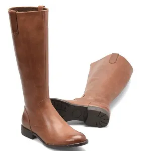 Born Shaunie Leather Boots In Cognac Sz 6 New W/O Tags